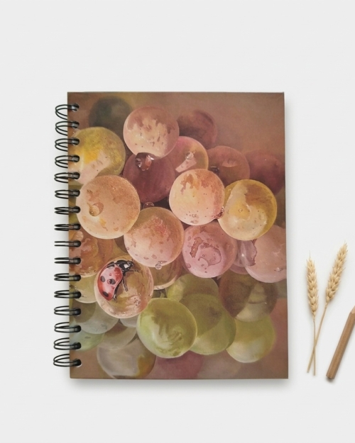 CUADERNO CON ESPIRAL - Flor