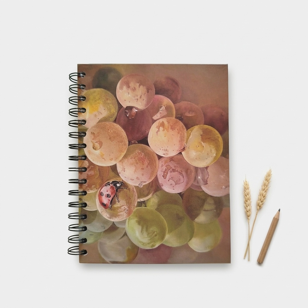 CUADERNO CON ESPIRAL - Flor