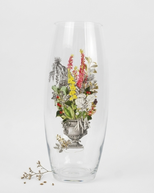 FLORERO DE VIDRIO BOMBÉ - Julia II