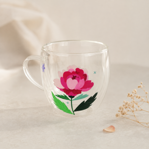 TAZA DE VIDRIO DOBLE PARED 150 ml - Sofi I