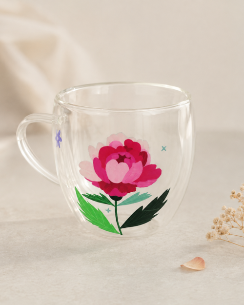 TAZA DE VIDRIO DOBLE PARED 150 ml - Sofi I