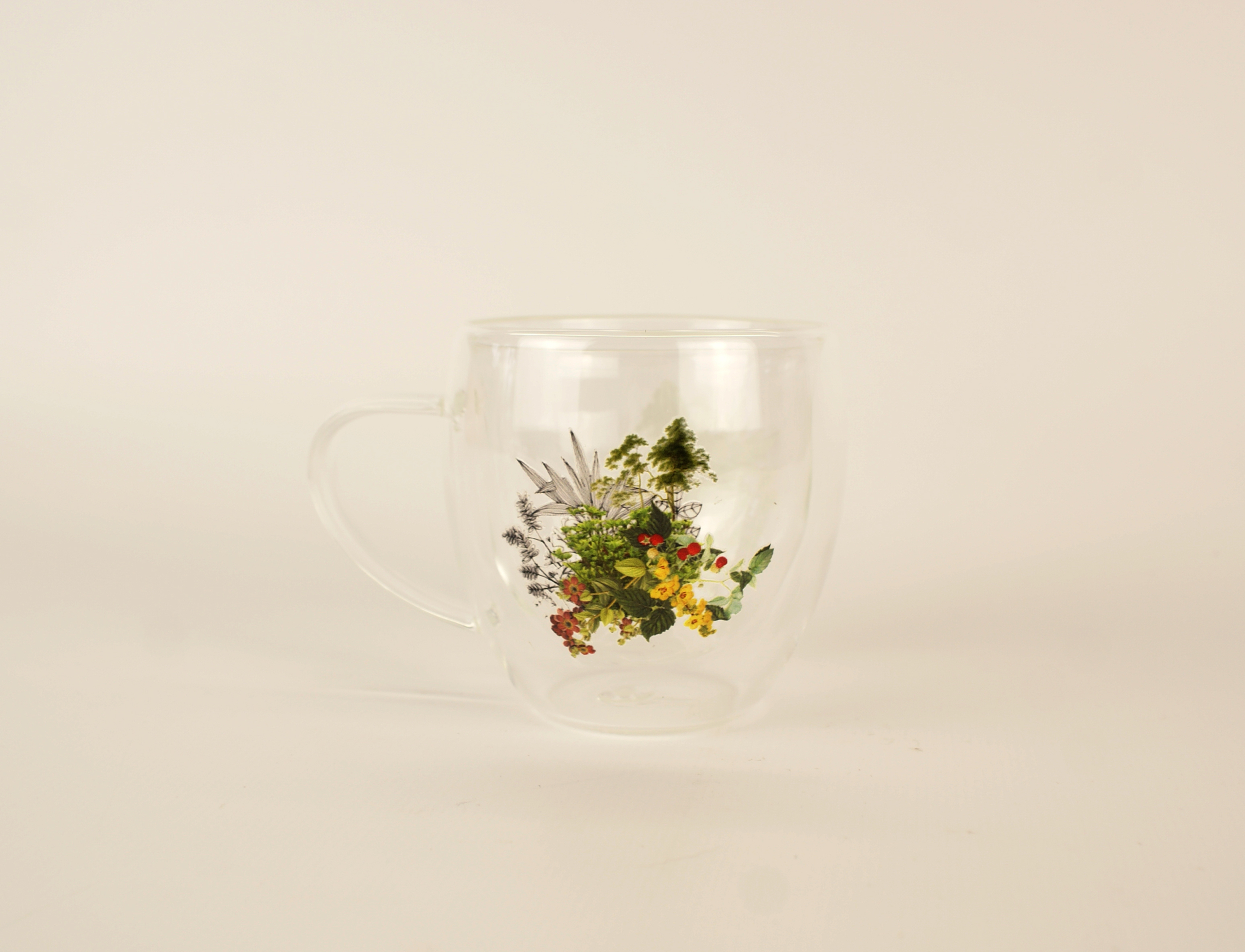 TAZA DE VIDRIO DOBLE PARED 250 ml - Julia I