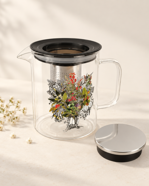 TETERA DE VIDRIO CON INFUSOR / 1200 ml - Julia