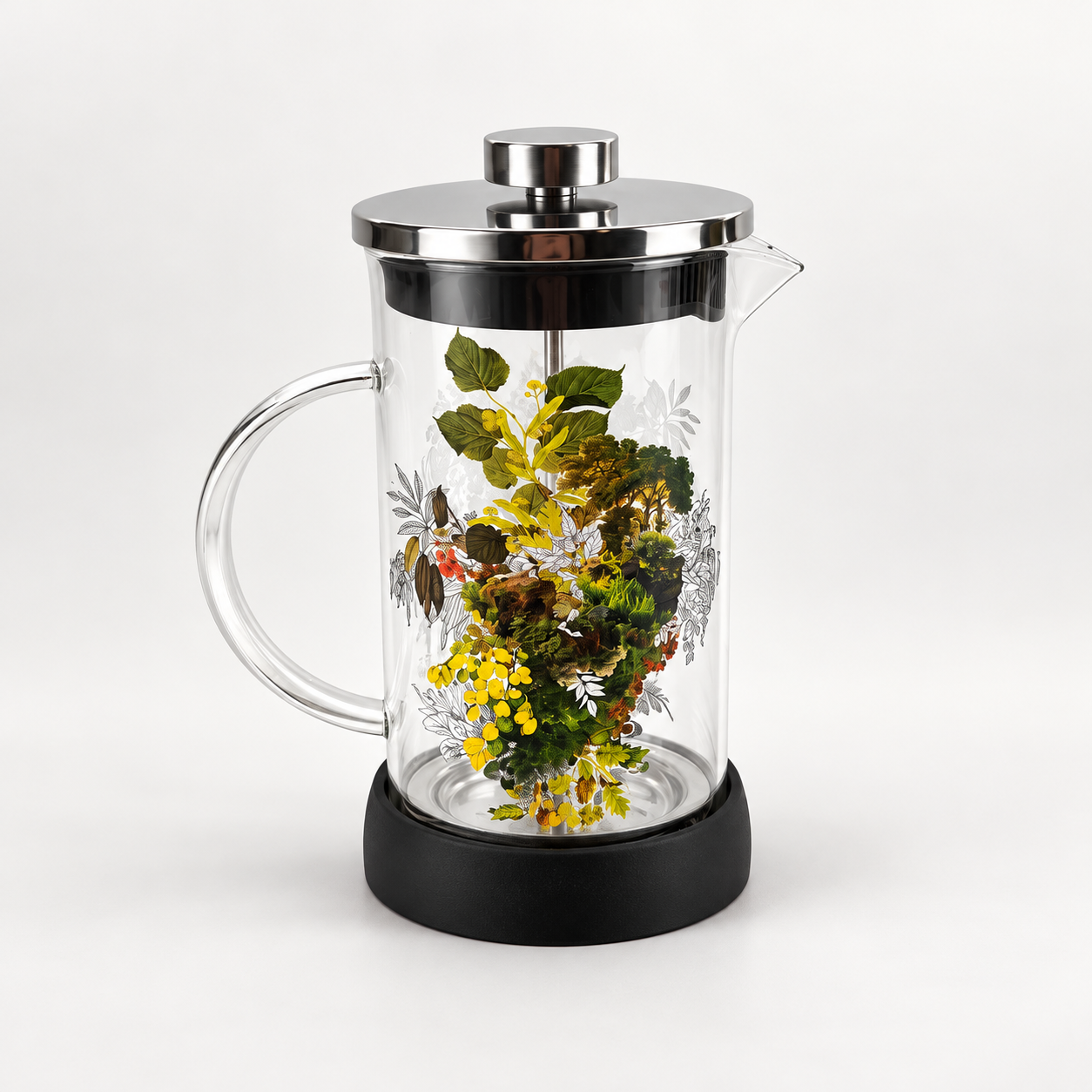CAFETERA DE VIDRIO CON ÉMBOLO - Julia I